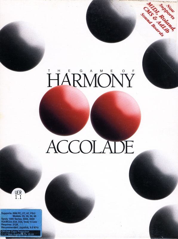 Game of Harmony box art for GameBoy